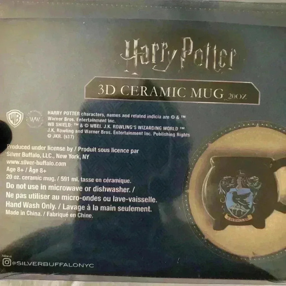 Harry Potter 3D ceramic black blue cauldron mug - Picture 6 of 7